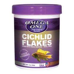 Cichlid Flakes 28gr Comida Hojuelas Peces Cíclidos Acuario