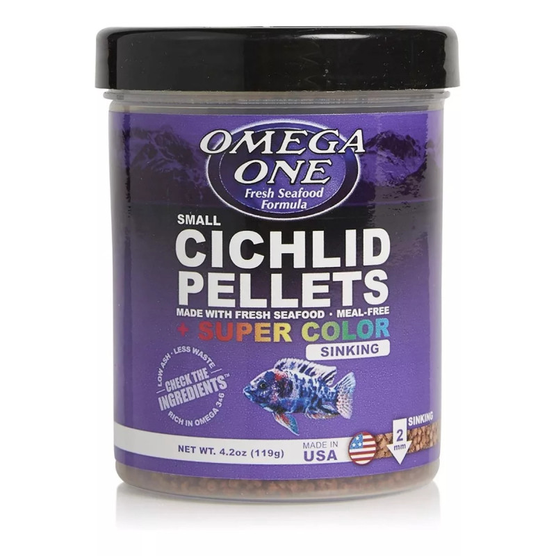 Cichlid Pellets 119gr Gránulos Pequeños Peces Cíclidos