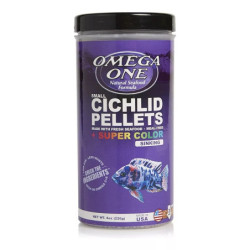 Cichlid Pellets 226gr Comida Gránulos Cíclidos Peces Color