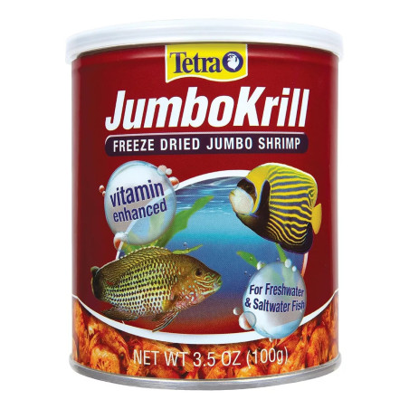 Jumbo Krill 100gr Liofilizado Comida Peces Grandes Acuario