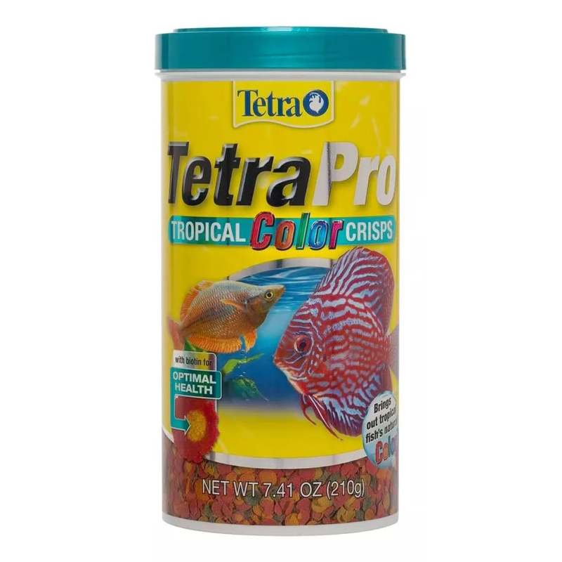 Tetrapro Tropical Color Crisps 210gr Comida Peces Acuarios