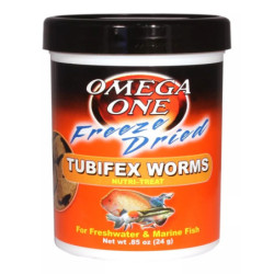 Tubifex Worms Liofilizado 24gr Comida Peces Acuario Pecera