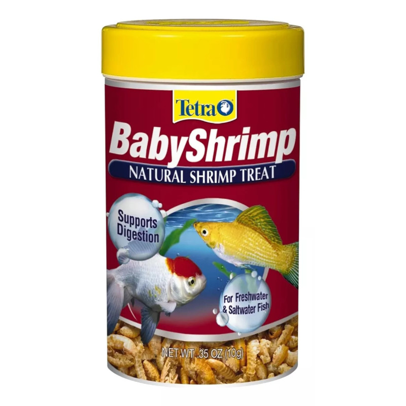 Tetra Baby Shrimp 10gr Camarones Bebes Snacks Peces Acuario