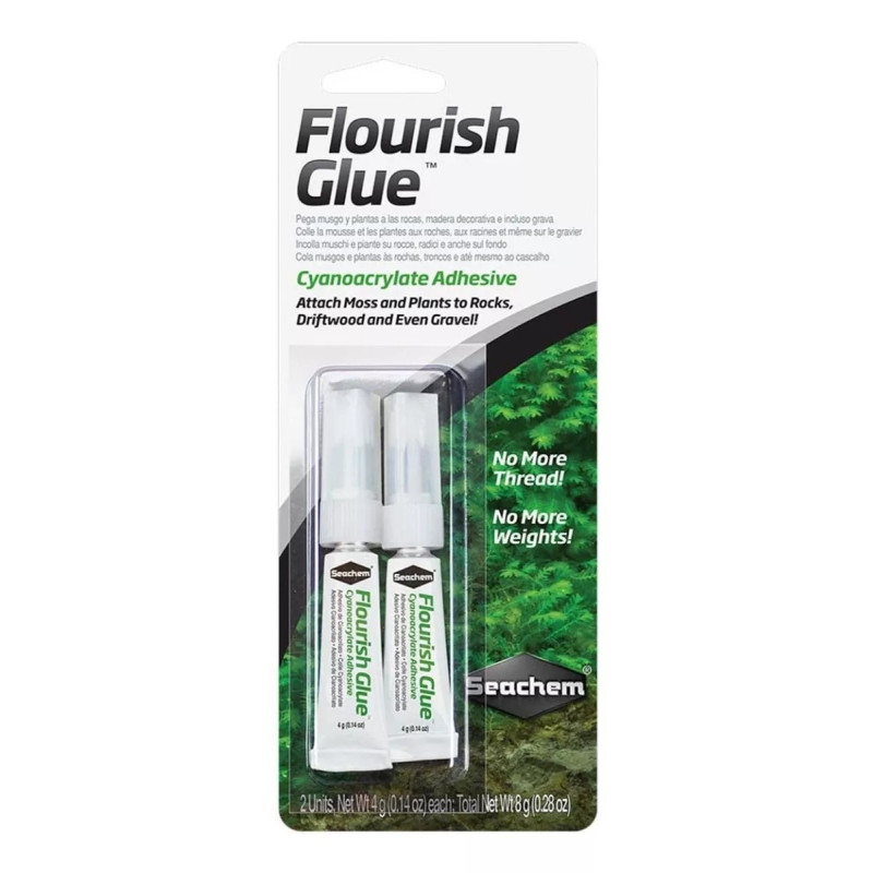 Flourish Glue 8gr Pegamento Pega Plantas Musgos Acuario