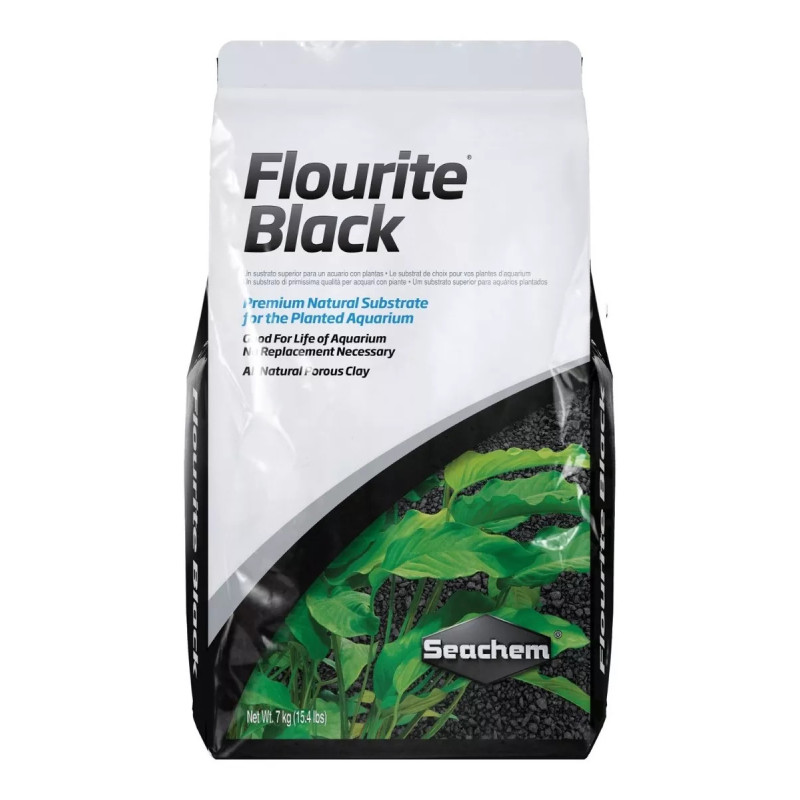 Flourite Black 7kg Sustrato Grava Acuario Plantado Plantas