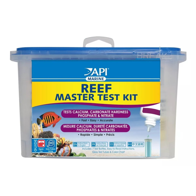 Reef Master Test Kit Calcio Kh Fosfatos Nitratos Agua Salada