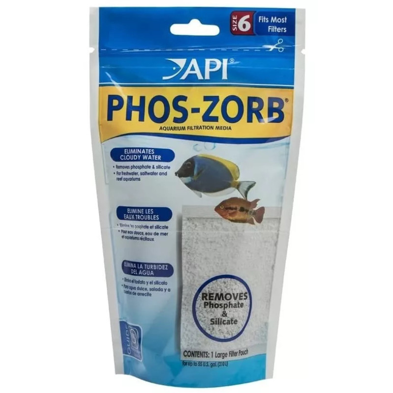Phos-zorb Size 6 Reducir Fosfatos Silicatos Filtro Acuario