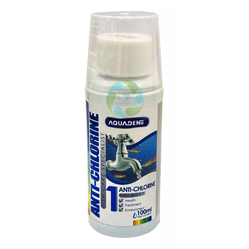 Anti Chlorine 100ml Anticloro Acondicionador Agua Acuario