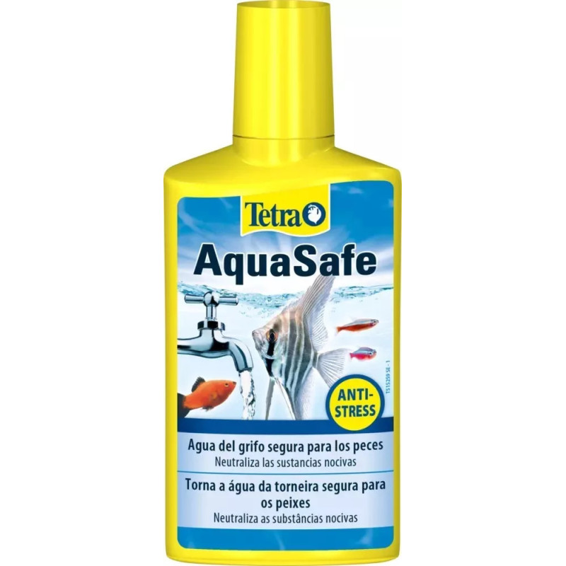 Aqua Safe 100ml Anticloro Acondicionador Agua Acuario Peces