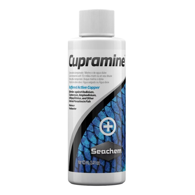 Cupramine 100ml Medicamento Peces Parásitos Externos Acuario