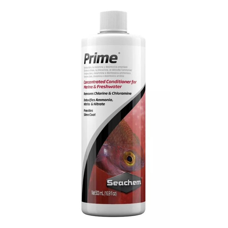 Prime 500ml Seachem Anticloro Acondicionador Agua Acuario