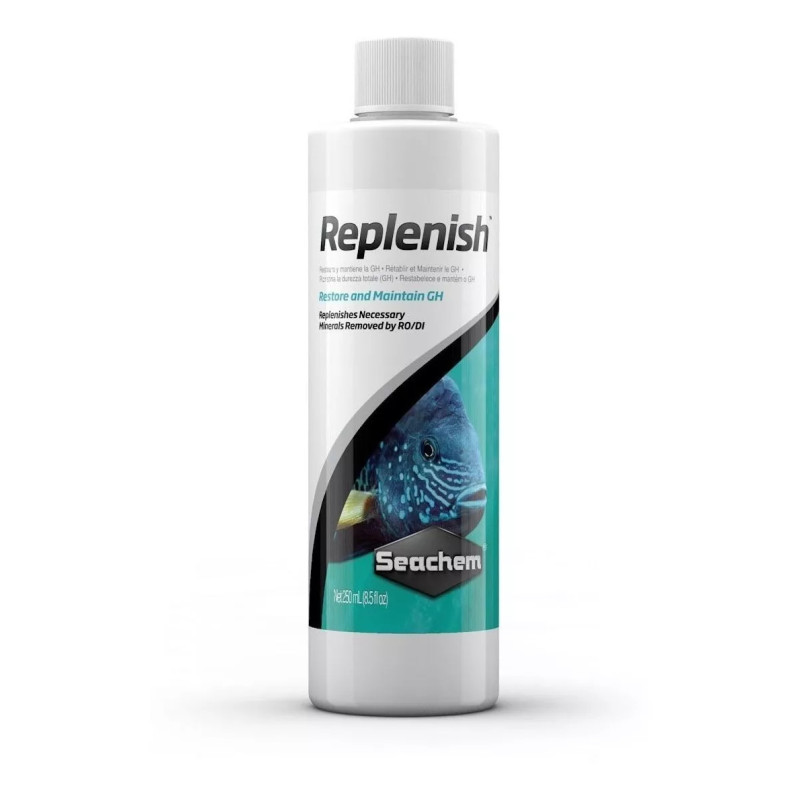 Replenish 250ml Dureza Gh Calcio Magnesio Acuario Peces