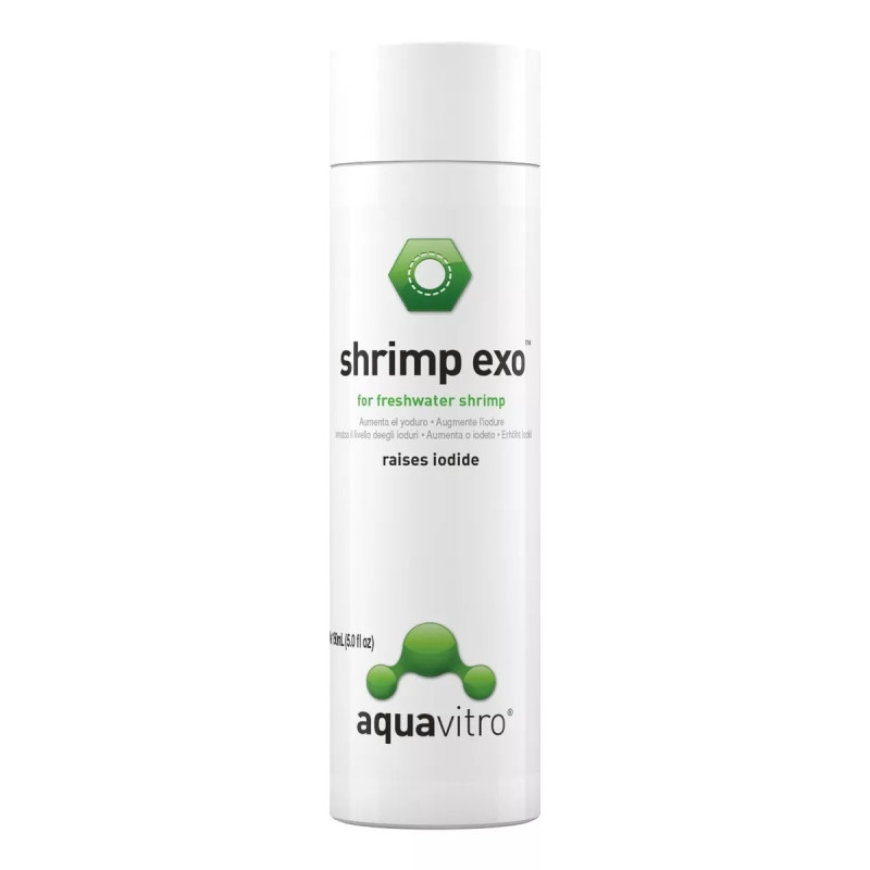 Shrimp Exo 150ml Acondicionador Agua Yoduro Acuario Gambas