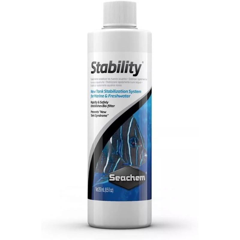 Stability 250ml Seachem Cultivo Bacterias Benéficas Acuario