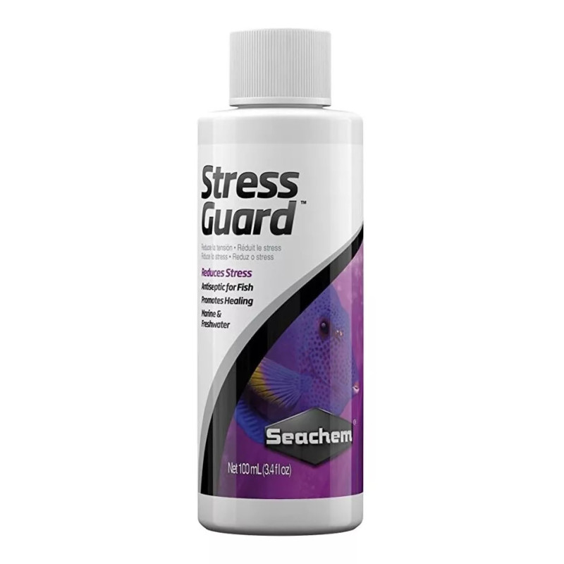 Stress Guard 100ml Seachem Protector Antiestrés Acuario