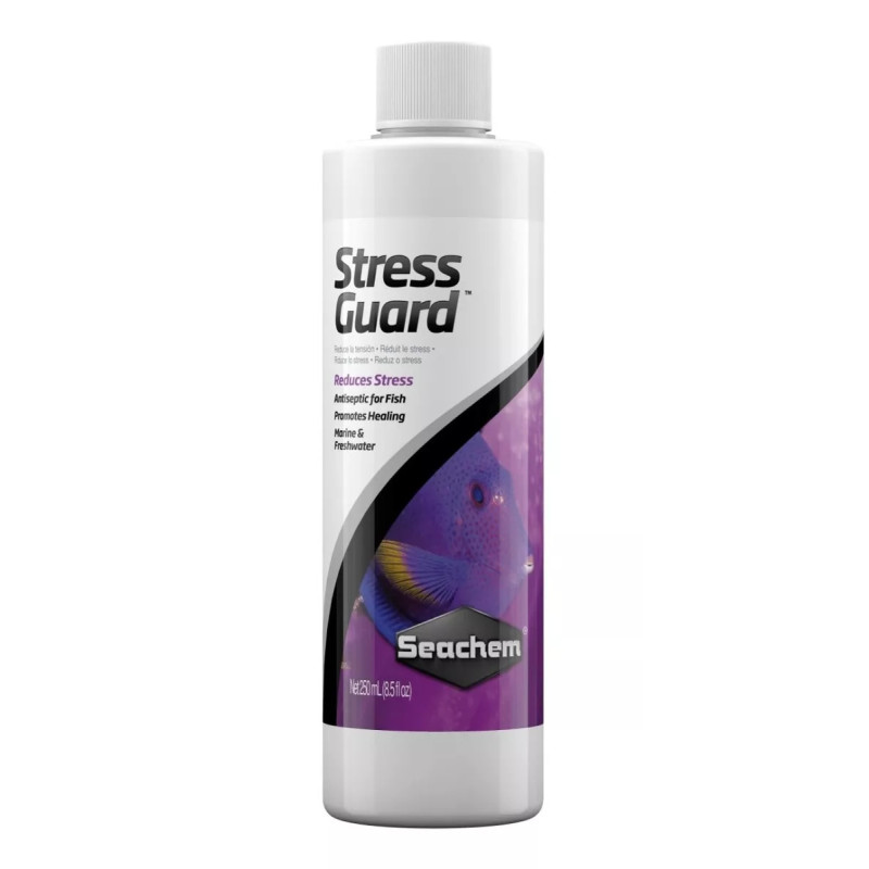 Stress Guard 250ml Seachem Protector Antiestrés Acuario