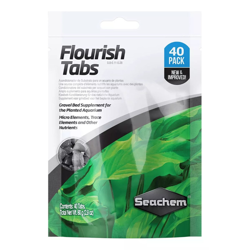 Flourish Tabs X40 Pastillas Nutritivas Abono Plantas Acuario