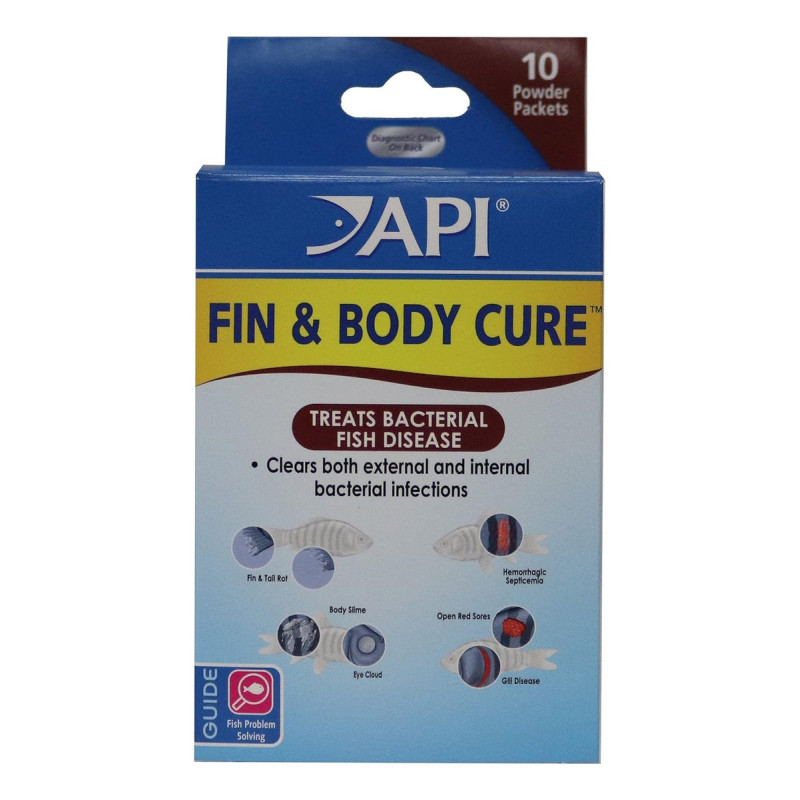 Fin And Body Cure Medicamento Enfermedades Bacterias Peces