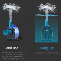 Bomba Agua Cabeza Poder Sump Acuario Fuentes Lagos 1000l/h