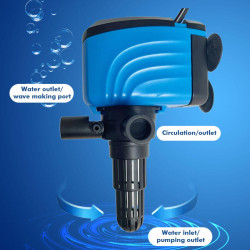 Bomba Agua Cabeza Poder Pecera Acuario Oxigeno Agua 3000l/h