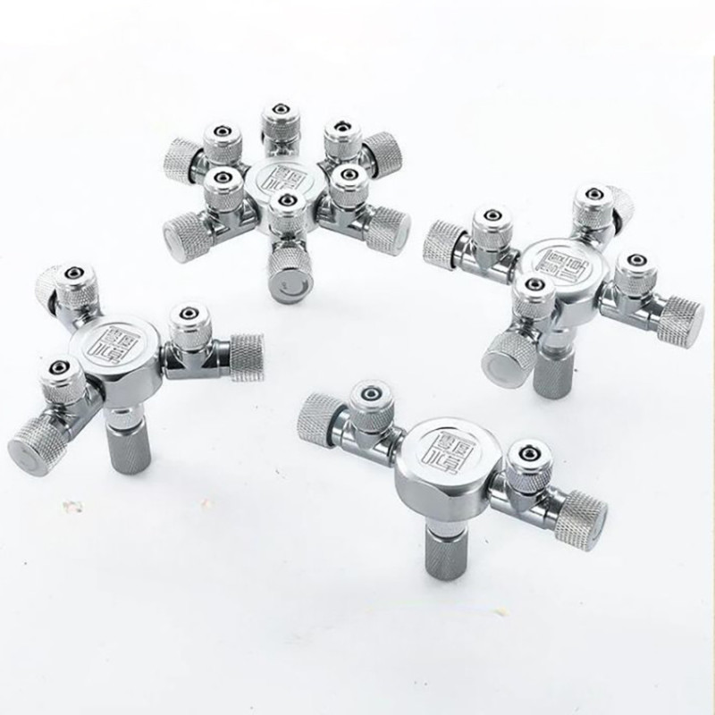 Multi Ways Distributeur Régulateur D'aquarium CO2 Valve De Séparation Multi Ways Distributeur Régulateur D'aquarium CO2 Valve De Séparation