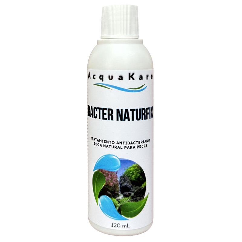 Acquakare Bacter Naturfix 120ml Medicamento Bacterias Peces Acquakare Bacter Naturfix 120ml Medicamento Bacterias Peces