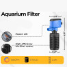 Filtro Interno Sumergible Cabeza Poder Oxigeno Peces 450l/h