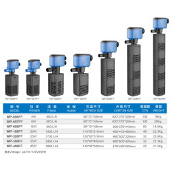 Filtro Interno Sumergible Acuario Oxigeno Agua Peces 1700l/h