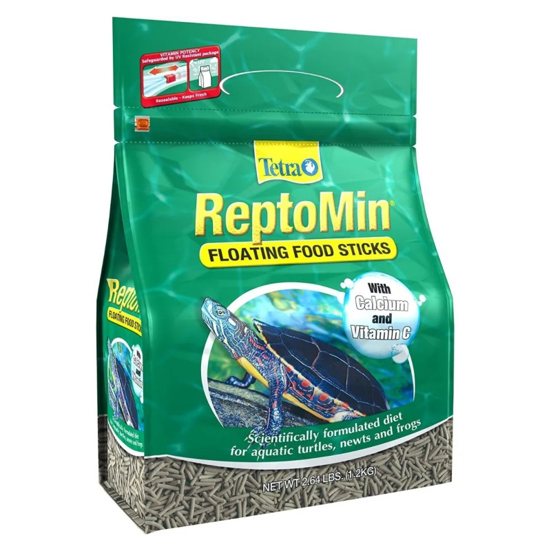 Reptomin 2,64lb Comida Ranas Tortugas Reptiles Salamandras