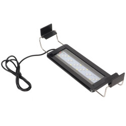 Lámpara Extensible 20-30 Cm Luz Blanca Azul Acuario Plantas