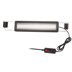 Lámpara Extensible 30-40 Cm Luz Led Blanca Acuarios Peceras