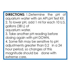 Ph Down 473ml Acidificador Ajustar Ph Agua Acuario Pecera