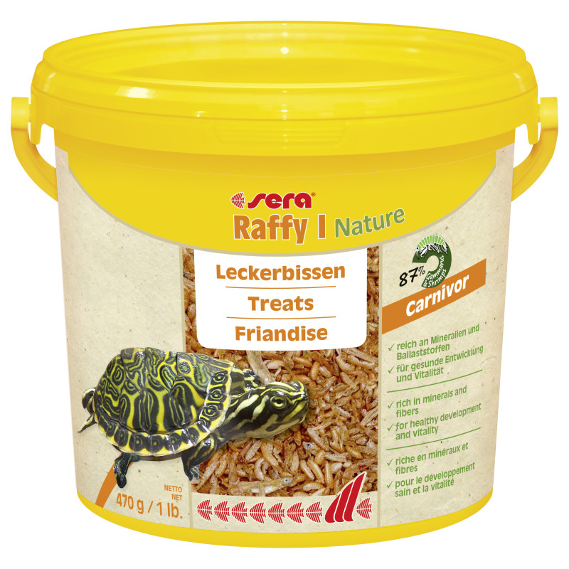 Sera Raffy I Nature 470gr Golosina Tortugas Gambas Krill Sera Raffy I Nature 470gr Golosina Tortugas Gambas Krill