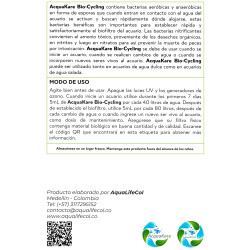 Combo Bio-sure Bio-cycling 500ml Cambio Agua Peces Pecera