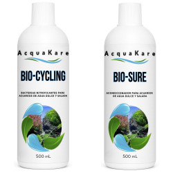 Combo Bio-sure Bio-cycling 500ml Cambio Agua Peces Pecera