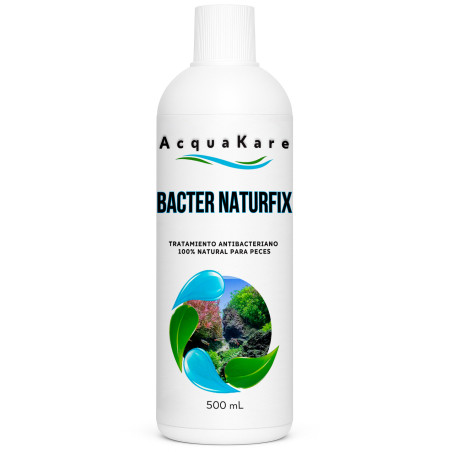 Acquakare Bacter Naturfix 500ml Medicamento Bacterias Peces