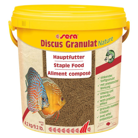 Sera Discus Granules Nature 9,2lb Comida Peces Discos Pecera