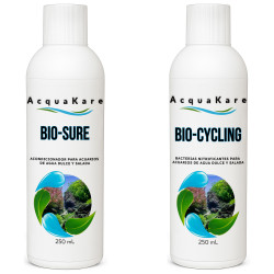 Combo Bio-sure Bio-cycling 250ml Cambio Agua Peces Pecera