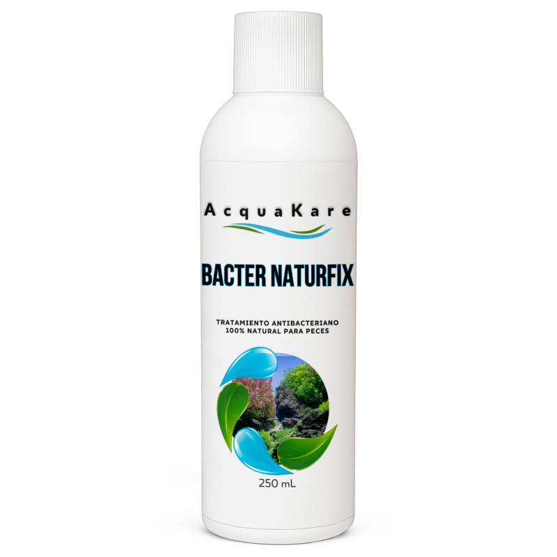 Acquakare Bacter Naturfix 250ml Medicamento Bacterias Peces