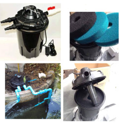 Bio Filtro Luz Uv Estanques Lagos Fuentes Peces 36000 Lts