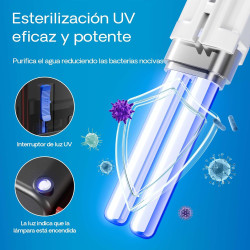 Filtro Externo Cascada Skimmer Luz Uv Acuarios Peces 800l/h