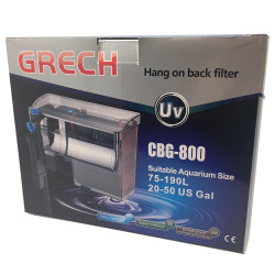 Filtro Externo Cascada Skimmer Luz Uv Acuarios Peces 800l/h