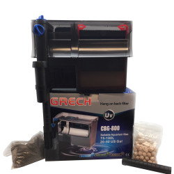Filtro Externo Cascada Skimmer Luz Uv Acuarios Peces 800l/h