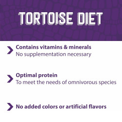 Tortoise Diet 1,25lb Comida Tortugas Tierra Terrestres