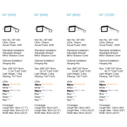 Lámpara Profesional Micmol M7 120cms Acuario Plantado