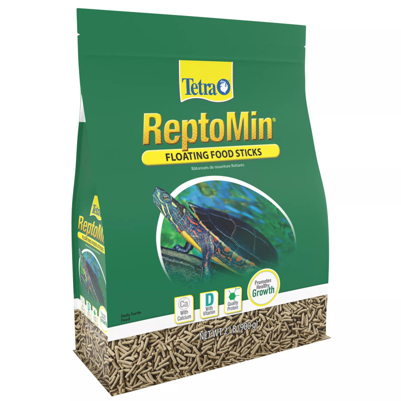 Reptomin 2 Libras Comida Ranas Tortugas Reptiles Salamandras