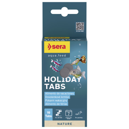 Sera Holiday 10tabs Comida Vacacional Peces Acuarios Peceras