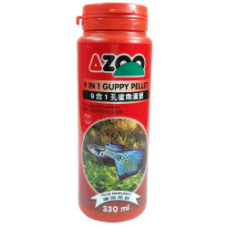 9 In 1 Guppy Pellet 140gr Comida Flotante Peces Guppys