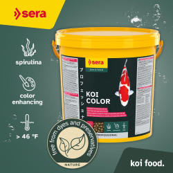 Sera Koi Professional 15,4lb Color Spirulina Lagos Estanques