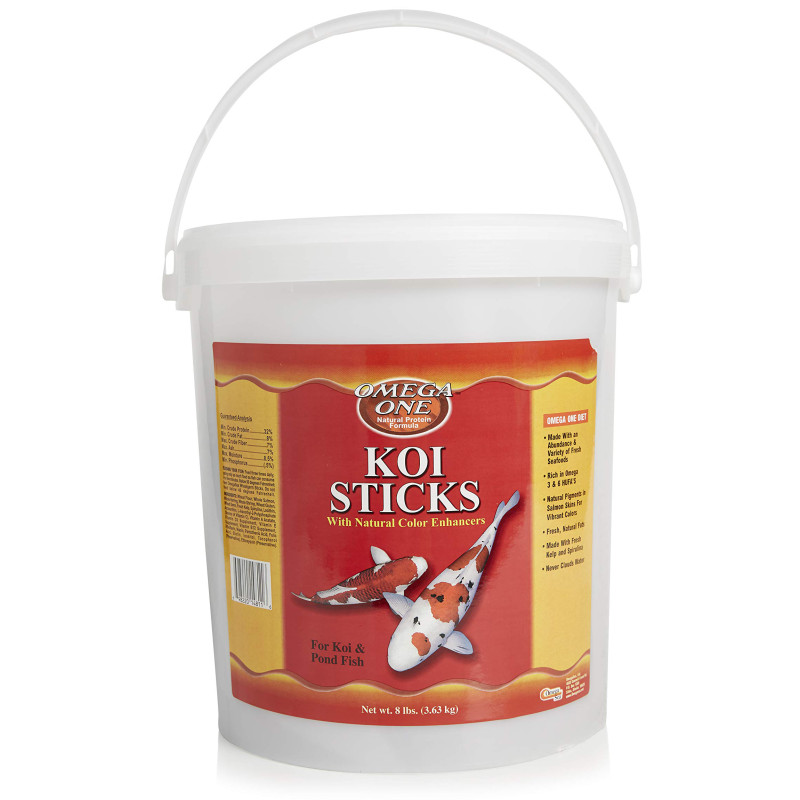 Koi Sticks 8lb Lagos Estanque Comida Peces Carpas Goldfish